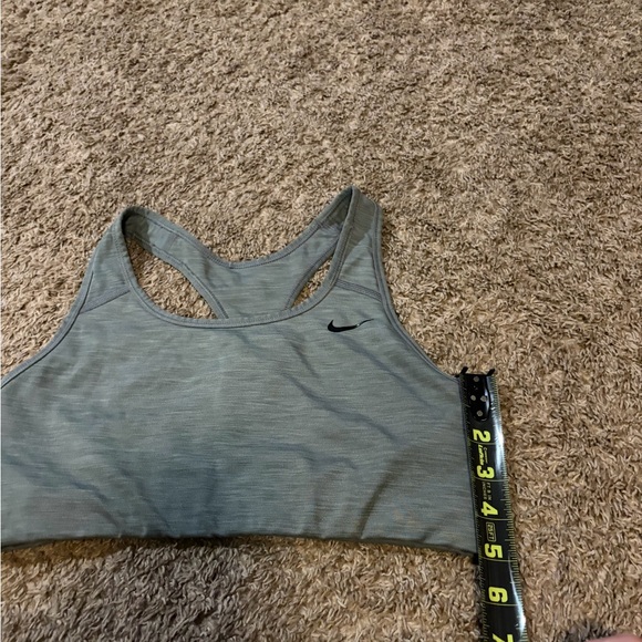 Women’s Heather Grey Nike Dri-Fit Active Sports Bra Size Medium - Picture 3 of 6